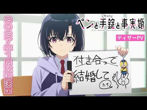 TVアニメ『ペンと手錠と事実婚』2027年1月放送決定！｜ティザーPV