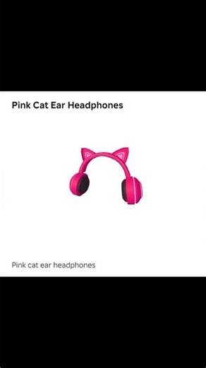 How to get the Pink Cat Ear Headphones for free on Roblox! [Free Items Part 4]