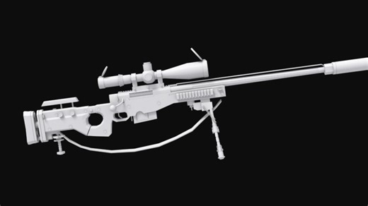 【3dmax建模】制作枪械武器模型很难吗？从零开始教你制作武器3D模型，学过才知道这么简单！！！