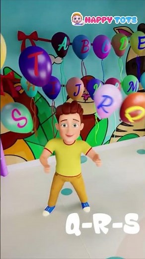 ABC Phonics Lied 🔤 | Alphabet lernen mit Spaß | Happy Tots Deutsch #Shorts