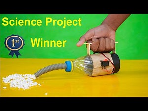How to Make a Vacuum Cleaner at Home | DIY Powerful Vacuum Cleaner Working Model for Science Project