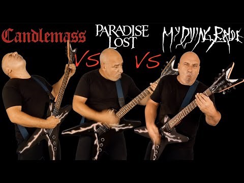 Candlemass VS Paradise Lost VS My Dying Bride (Doom Metal Guitar Riffs Battle)