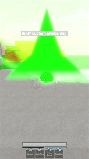 Broly custom awakening #jjs #jjkgame #roblox #jujutsushenanigans #jjk #game #dragonball #broly #dbz
