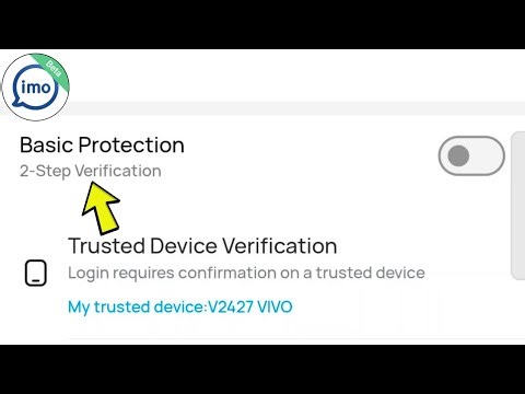 Imo Beta Security Settings | Basic Protection