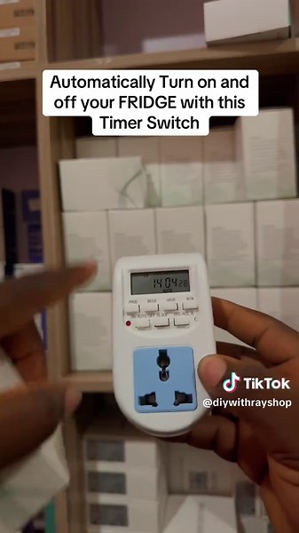 Control Your Fridge with a Timer Switch