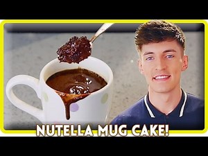 2 MINUTE NUTELLA MUG CAKE!