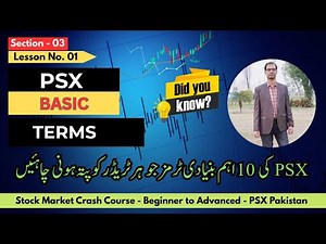 PSX Basic Terms Explained (01–10) | Stock Market Pakistan