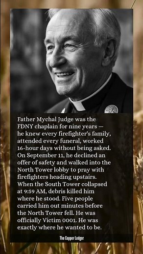 He was the first person officially recorded dead on September 11. He chose to be there.