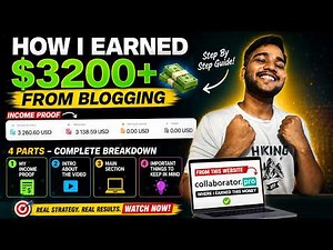 How I Earned $3,200+ From Blogging (Step-by-Step Beginner Guide) 💰