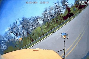 Horrifying video shows moment cement truck hits school bus full of pre-K kids as driver allegedly admits he had coke, pot before fatal wreck