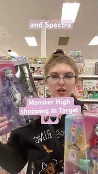 Shopping Monster High at Target 🦇🖤 2025! #monsterhighg3