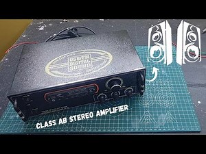 how to make amplifier for speakers at home || build a high power amplifier