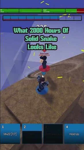 ABA Finally Unlocking The Gold Skin For Solid Snake #roblox #anime #aba