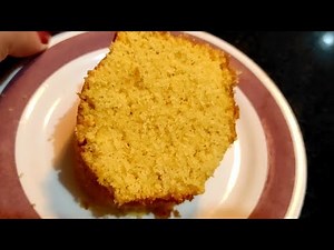 BOLO DE FUBÁ FOFINHO - SEM LEITE - SEM MANTEIGA