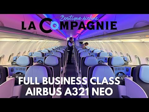 LA COMPAGNIE AIRBUS A321NEO (Business Class) | New York - Paris | Flight Review