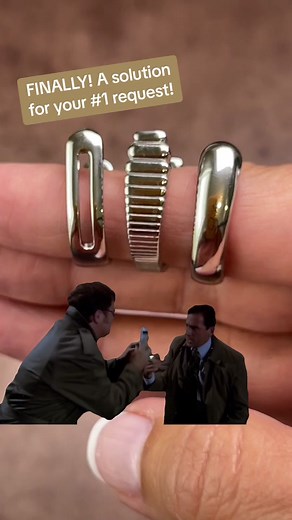 #Meme A slimmer more dainty ring band — that is STILL strong enough to hold up to all your fidgeting! Meet — the CrownCut 👑 #wedidit #wereallydidthat #daintyrings #slimring