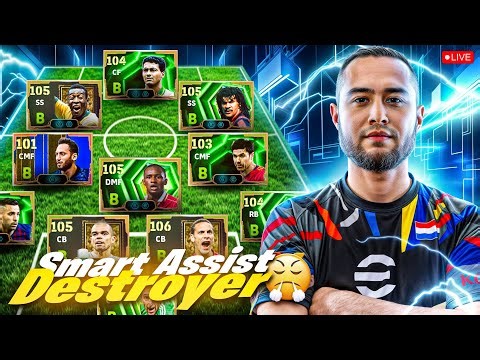 🔴 LIVE - THE SMART ASSIST DESTROYER IS BACK!! 🔥 ROAD TO TOP 100 | EFOOTBALL 2026 #INDOSQUAD