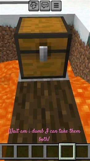 you have to make a choice but your not dumb 😂 #minecraftbedrock #minecraftlovers