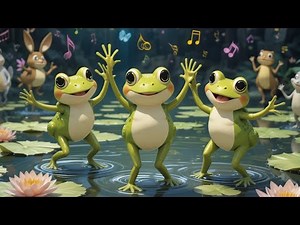 Dancing Frogs Song for Kids | Fun Frog Dance & Learning Rhyme