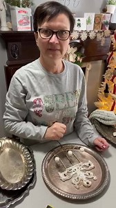 73K views · 2.1K reactions | Do you need a beautiful quick gift for someone? She how to make a jewelry holder and a towel holder using thrift store silver platters and hooks from Hobby Lobby. | The Crafty Decorator | Facebook