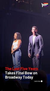 94K views · 953 reactions | The first Broadway production of The Last Five Years closes on Broadway today.  In honor of their Broadway run, take a look back on their opening night curtain call! | BroadwayWorld | Facebook