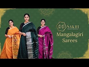 Mangalagiri Sarees | Traditional Style | Sakhi – The House of Kanchi Weaves | 📞 88668 86623