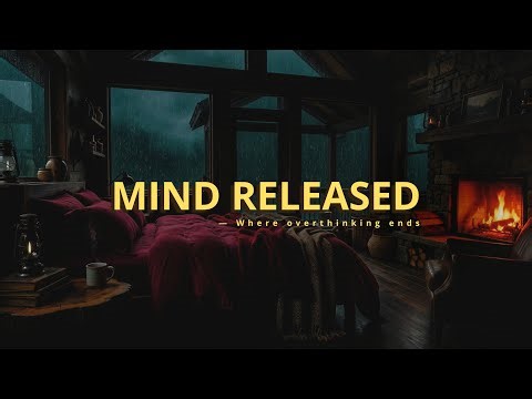 Heavy Rain & Fireplace 🌧️ Let the Noise Carry Your Thoughts Away