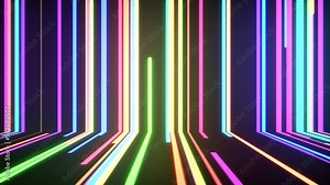 abstract colorful background with glowing lines, animated live wallpaper