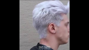Watch out for this storm! ☁️And luckily, Guy Tang Hair Artist shared how he made it all happen: " His hair was lifted with #Big9 Crème Lightener (lifts hair up to 9 levels) Olaplex a level 10. Then toned on damp hair at the shampoo bowl with Titanium with 6 vol #Mydentity dedicated developer for 5 mins. #Nomorebrassyredyellow" | CosmoProf