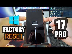 How To Factory Reset & Restore your iPhone 17 Pro on Windows PC