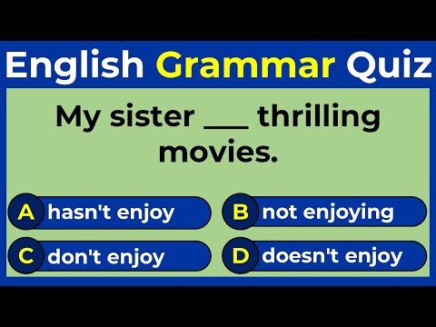Mixed Grammar Quiz | Can You Get 10 Out Of 15 In This Quiz?