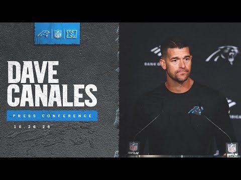 Dave Canales addresses the media after Bills game | Carolina Panthers