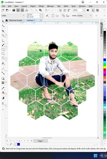 Coreldraw Tutorial - Use PowerClip inside For image