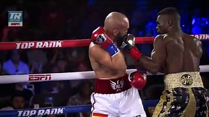 Commey scores two knockdowns in 1st round
