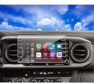 Screen Protector for Toyota Tacoma Screen Protector 2022 2023 2021 2020 8 Inch Touchscreen Radio Display Navigation HD Tempered Glass Film
