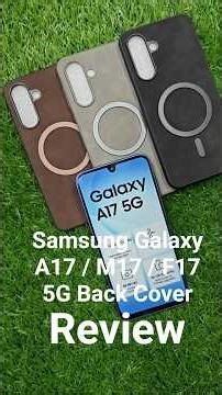 Samsung Galaxy A17 / F17 / M17 5G Magsafe Leather Back Cover Case.