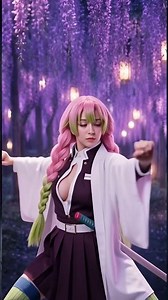 China military dance with Mitsuri - Kimetsu Kaisen #anime #jujutsukaisen #kimetsunoyaiba