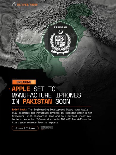 Apple to Manufacture iPhones in Pakistan Soon