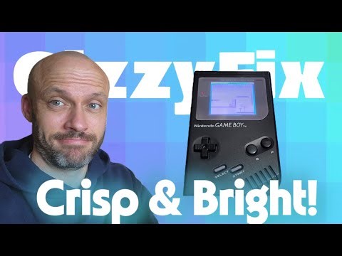 Bivert Mod w. Backlight on Original DMG Gameboy | GizzyFix