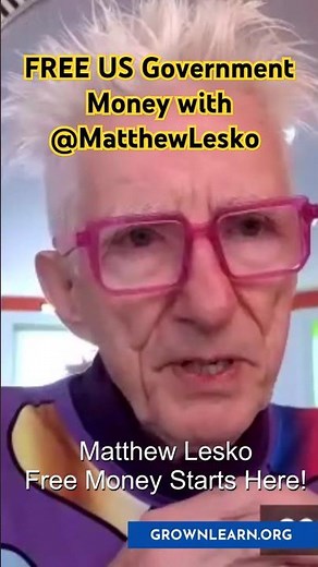 FREE US Government Money with @MatthewLesko ​