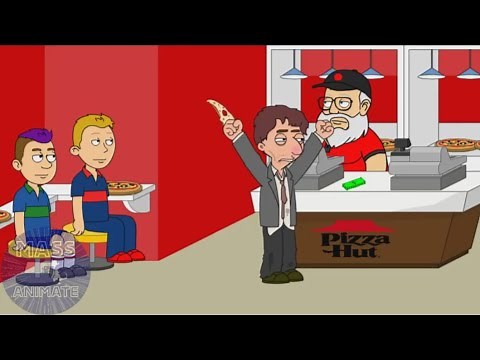 Angry Grandpa's Pizza Hut Fight Story Animated