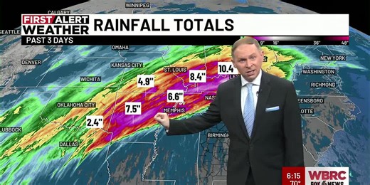 WBRC First Alert Weather: 6 a.m. update