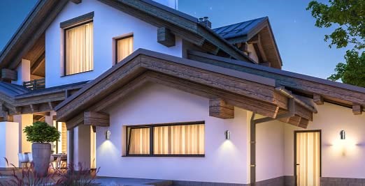 GU10 Outdoor Down Wall Light