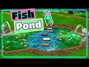 The Sims 4 Realistic Fish Pond Tutorial
