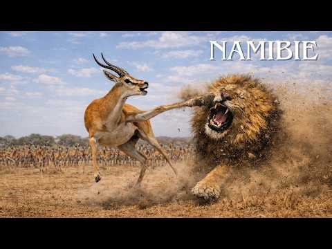NAMIBIE SAUVAGE | Le Rugissement Ardent Des Seigneurs De La Savane | DOCUMENTAIRE ANIMALIER