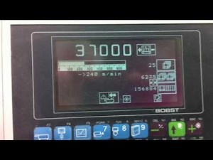 4 Corner Cartons - Bobst Alpina 110 Wide Open @ 37,000/hr! Folder Gluer