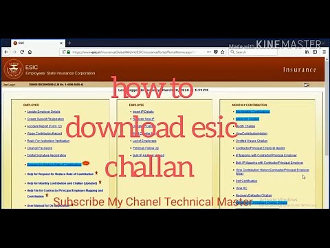 How to Download ESIC Challan