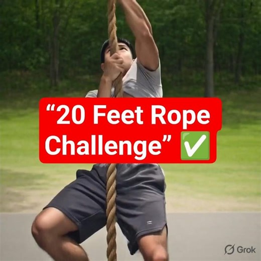 “20 Feet Rope Challenge” ✅Other variations: