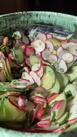 Why this creamy radish and cucumber salad feels so fresh