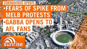 45K views · 231 reactions | Melbourne will play host to more protests despite a rise in COVID-19 cases in the state and fears of another spike; plus Brisbane AFL fans can see live footy again as The Gabba reopens. | Sunrise | Facebook